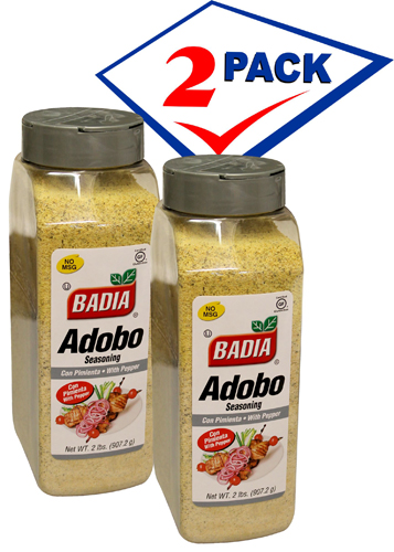 Badia Adobo Seasoning With Pepper 2 Lb 2 Pack Cubanfoodmarket Com